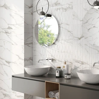 Marmor Veggflis <strong>Fantasy Marble</strong>  Grå Matt 30x90 cm